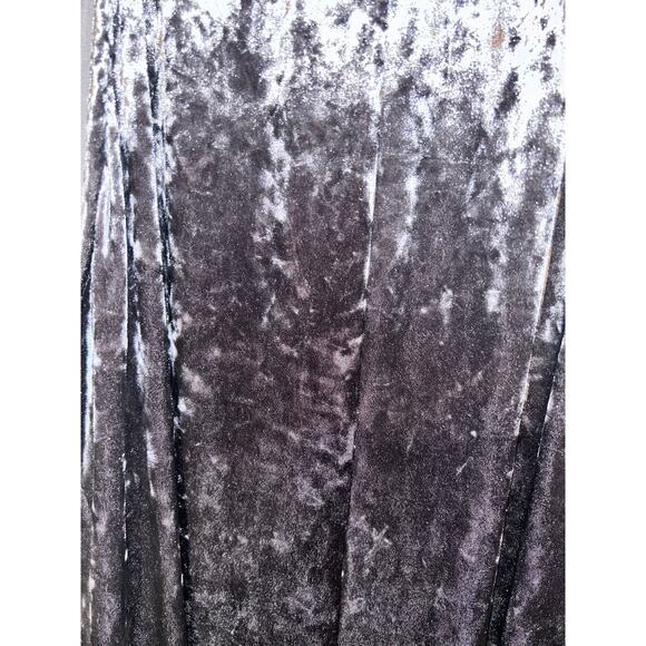 Simple Suzanne Betro Gray Velvet Romper Cruise Resort Travel One Piece Jumpsuit - Picture 10 of 11